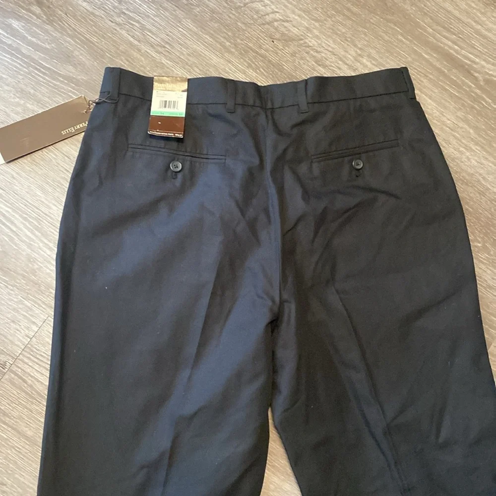 Perry Ellis Classic Fit Black Slacks NWT